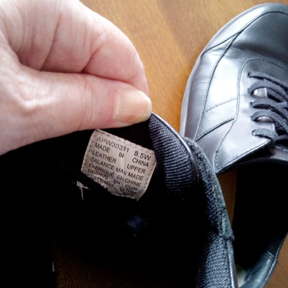 VTG ROCKPORT DMX Black Leather Walking Shoes Size 8.5 - Picture 6 of 6